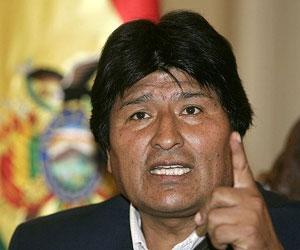 Эво Моралес, президент Боливии