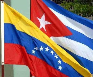 banderas cuba Venezuela